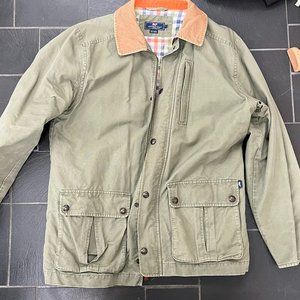 Vineyard Vines Men’s Boatyard Corduroy Collar Canvas Jacket Coat